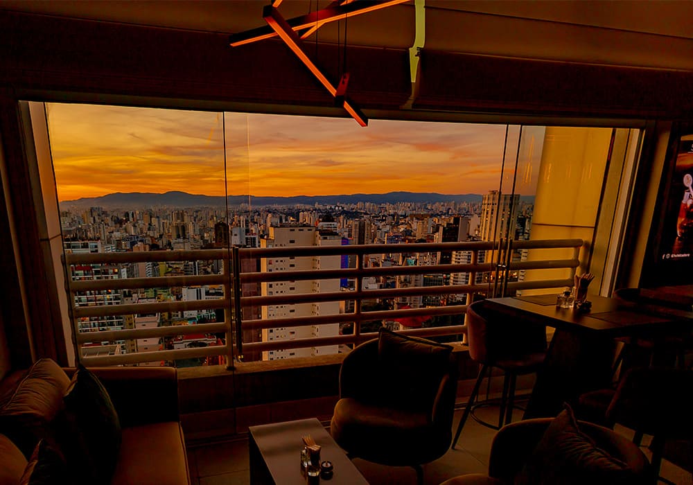 Sky-Bar Rooftop Hotel Cadoro São Paulo